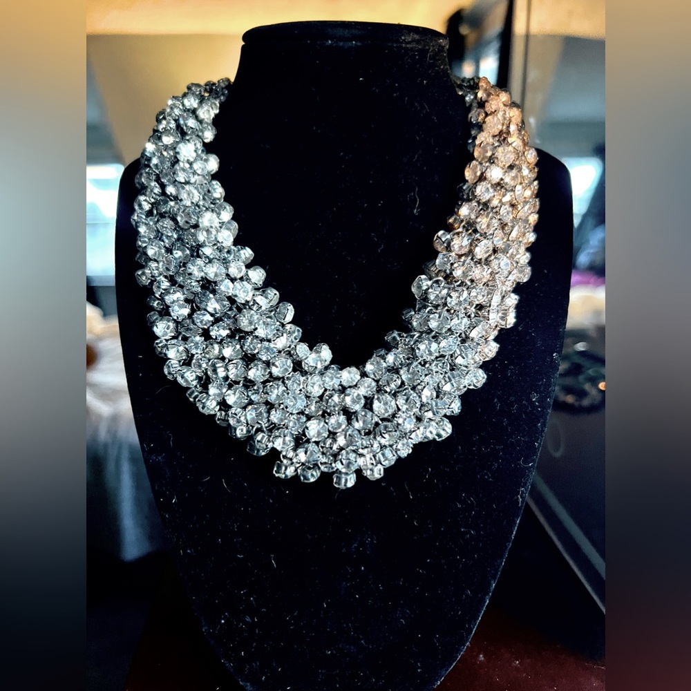 Decked out Rhinestone Necklace